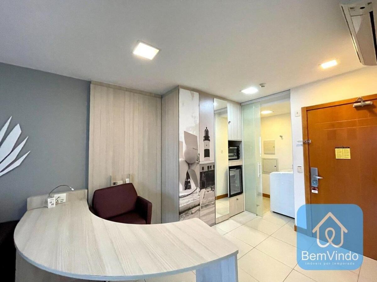 Apartamento Luxuoso com Serviço de Hotel - Salvador Shopping Esterno foto