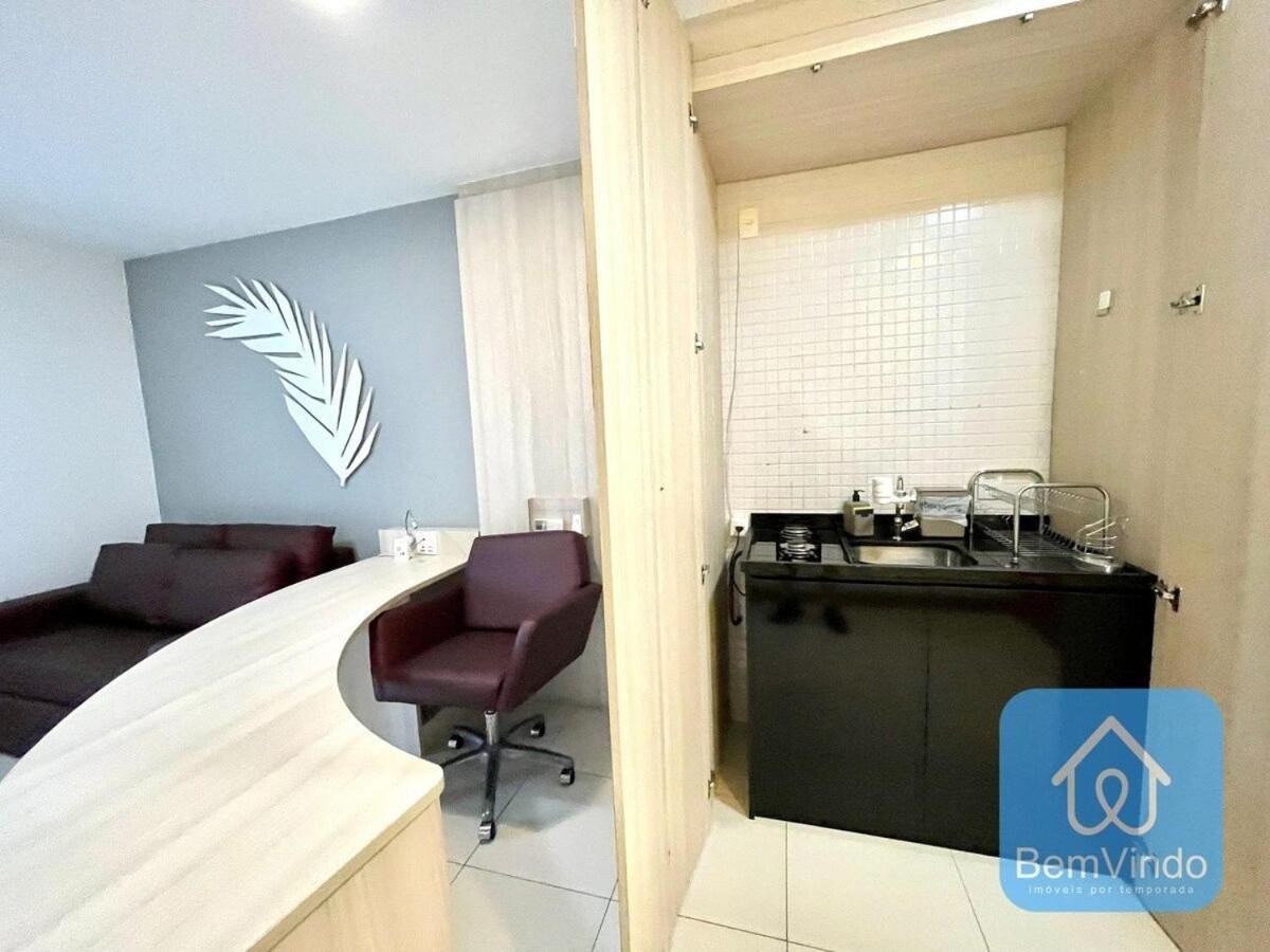 Apartamento Luxuoso com Serviço de Hotel - Salvador Shopping Esterno foto