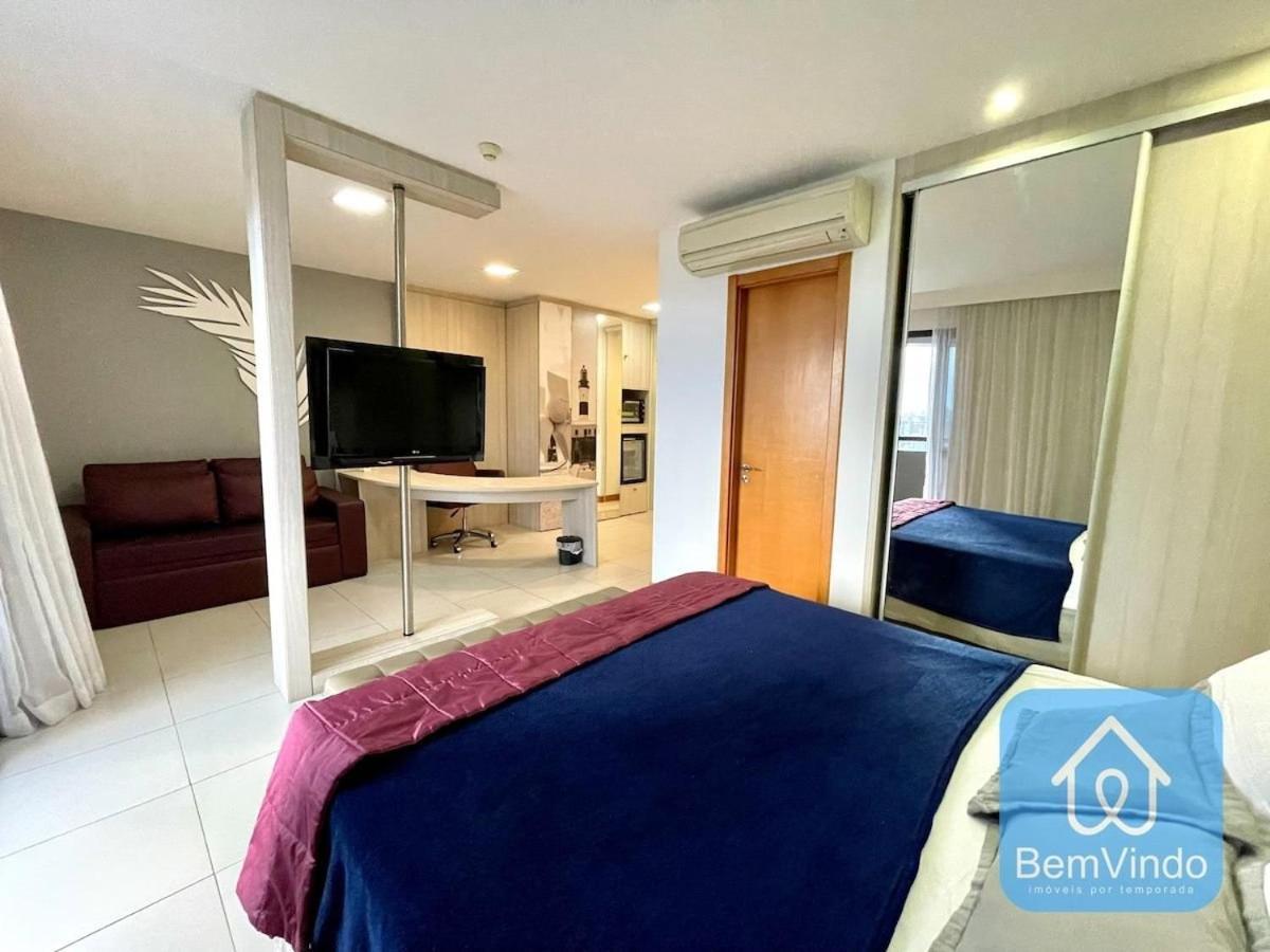 Apartamento Luxuoso com Serviço de Hotel - Salvador Shopping Esterno foto