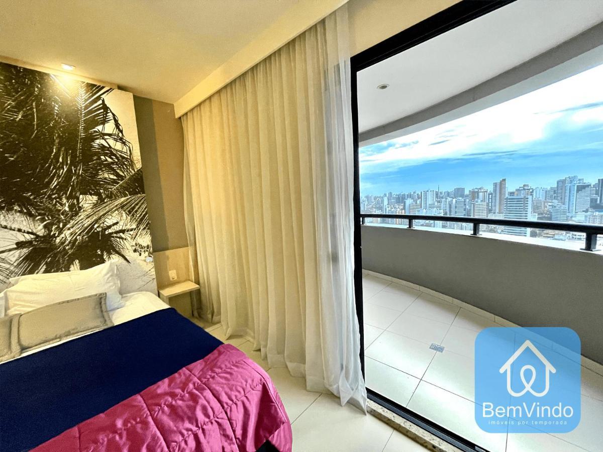 Apartamento Luxuoso com Serviço de Hotel - Salvador Shopping Esterno foto
